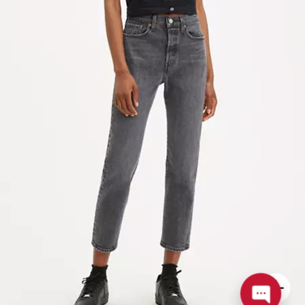 Levi’s high rise premium wedgie black jeans.